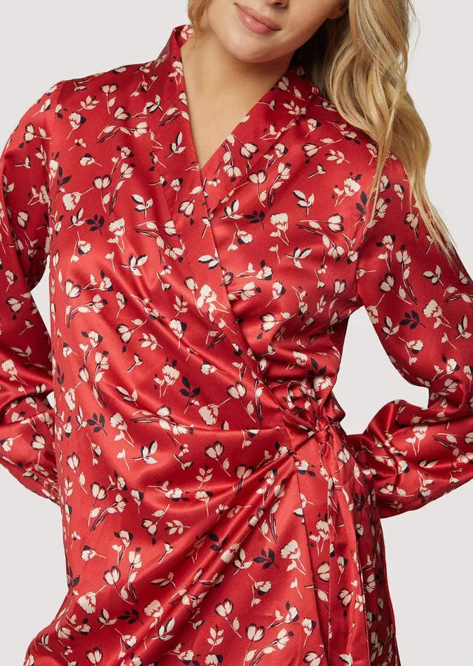 Falling In Love Mini Dress Redwhitefloral Women Lost Wander Dresses
