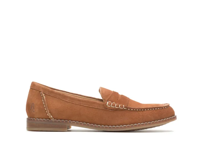 Flats and SlipOns Wren Loafer Cinnamon Suede 8211 Hush Puppies Women