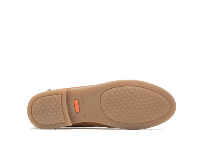Flats and SlipOns Wren Loafer Cinnamon Suede 8211 Hush Puppies Women