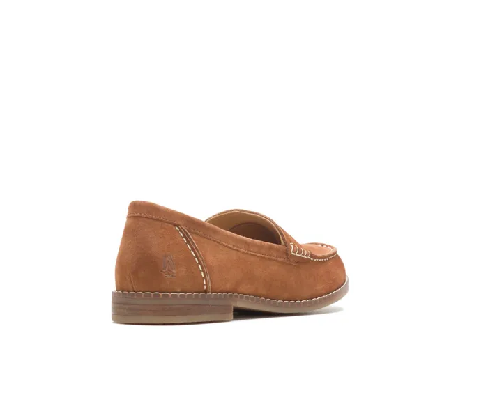 Flats and SlipOns Wren Loafer Cinnamon Suede 8211 Hush Puppies Women