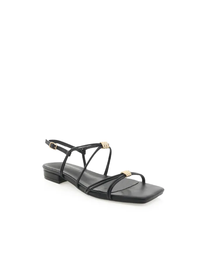Flats Billini Sandals and Slides MARIAH BLACK