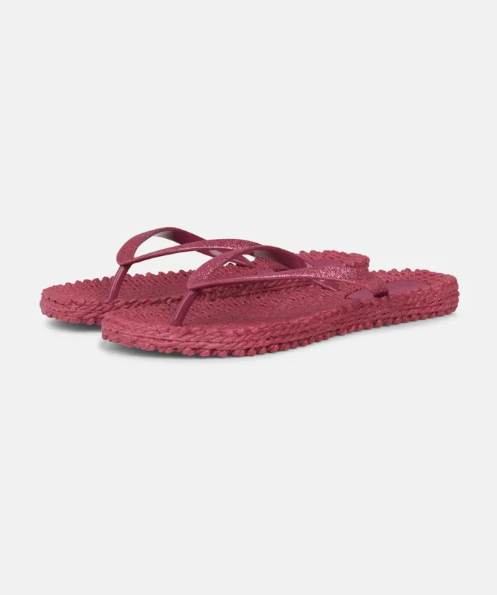 Flip Flop With Glitter 8211 Wine Shoes Ilse Jacobsen Flip Flops