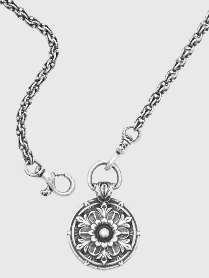 FLORAL PENDANT NECKLACE No Color Accessories John Varvatos Jewelry