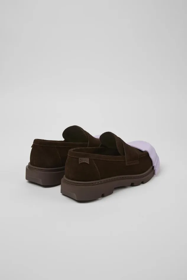 Formal Shoes Men Camper Junction Brown Nubuck Moccasin Formal Shoes Men Camper Junction Brown Nubuck Moccasin