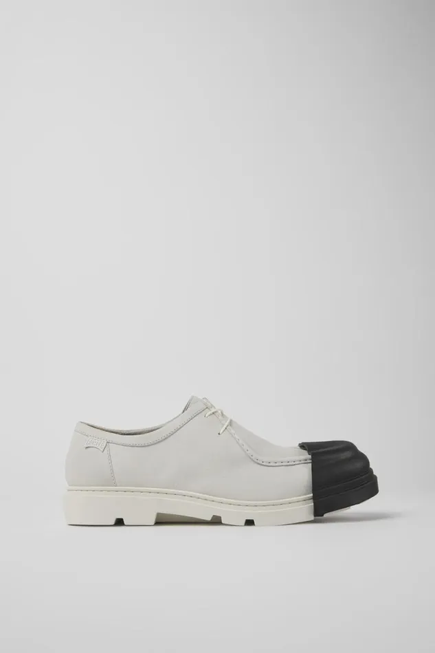 Formal Shoes Men Camper Junction White Nondyed Leather Shoes Formal Shoes Men Camper Junction White Nondyed Leather Shoes