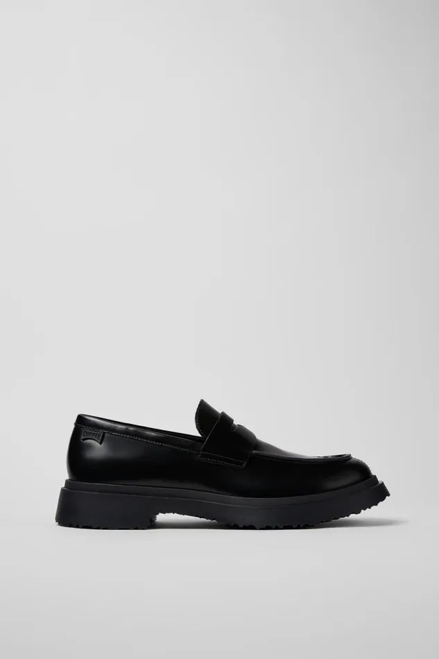 Formal Shoes Men Camper Walden Black Leather Loafers