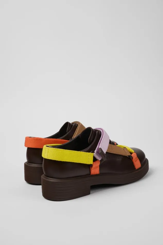 Formal Shoes Women Camper Twins Multicolored Leather And Textile Shoes Formal Shoes Women Camper Twins Multicolored Leather And Textile Shoes