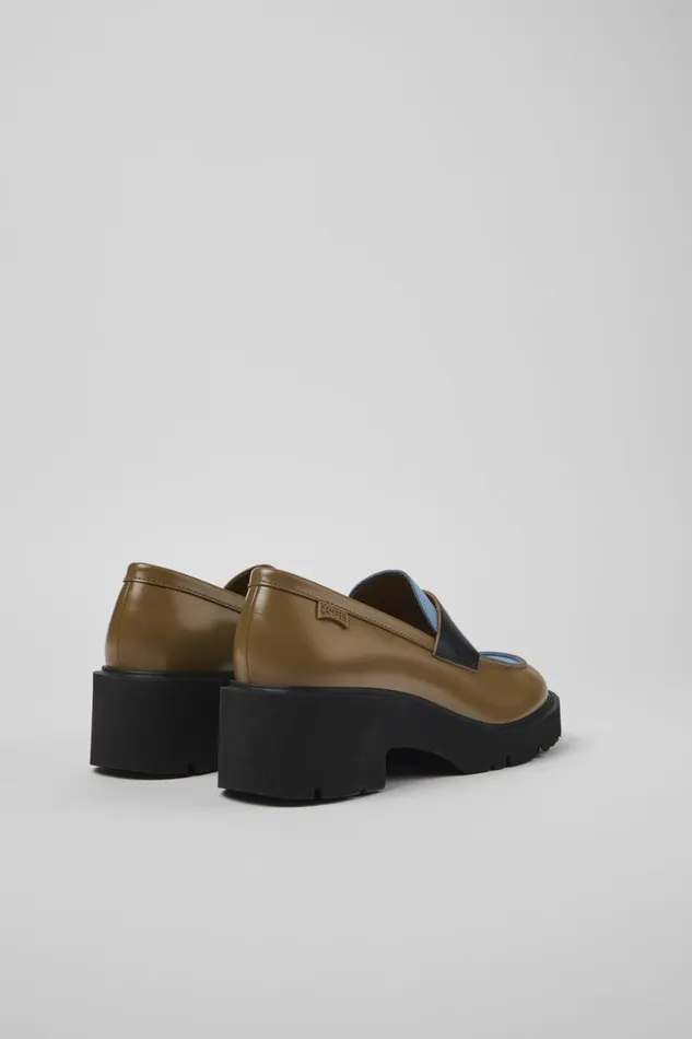 Formal Shoes Women Camper Twins Multicolored Leather Loafer Formal Shoes Women Camper Twins Multicolored Leather Loafer