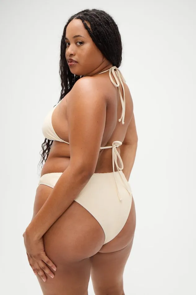 Frankies Bikinis Bikinis Women X DJERF AVENUE Dove Classic Bikini Bottom Sand Castle