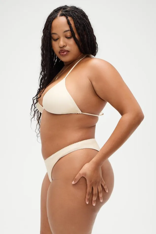 Frankies Bikinis Bikinis Women X DJERF AVENUE Dove Classic Bikini Bottom Sand Castle