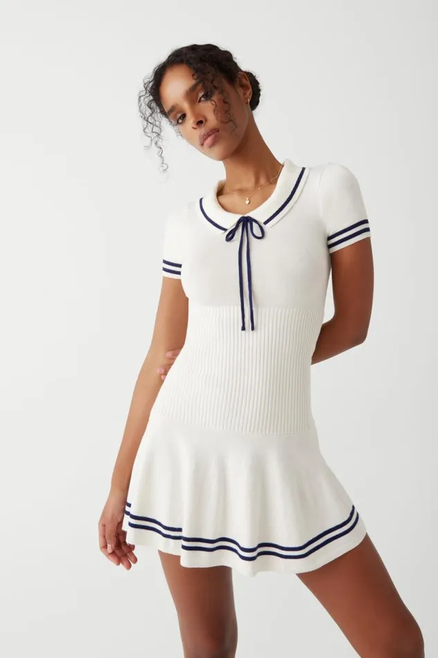 Frankies Bikinis Dresses Women Max Knit Mini Dress Sugar