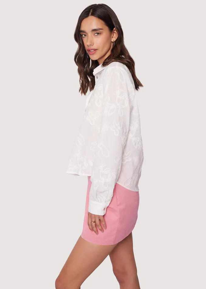 Freesia Whisper Top White Women Lost Wander Tops