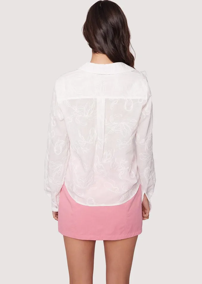 Freesia Whisper Top White Women Lost Wander Tops