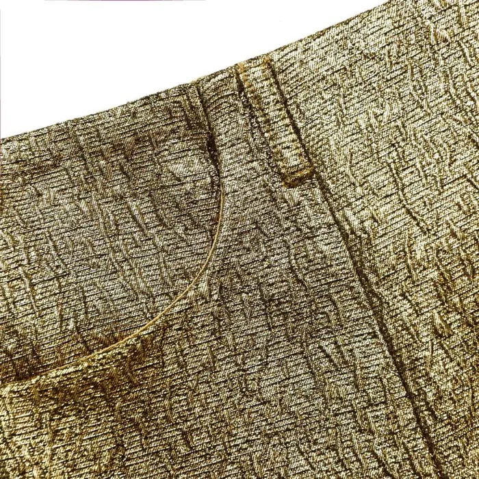 Gold Metallic Jacquard Skort Women Self Portrait Bottoms Gold Metallic Jacquard Skort Women Self Portrait Bottoms