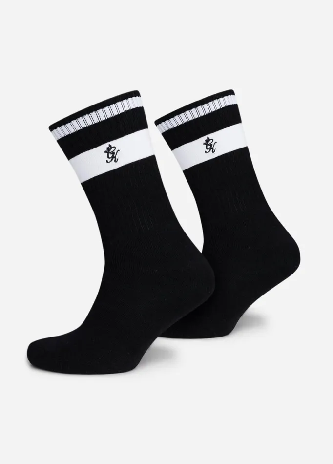 Gym King Accessories Women Ryu Socks 2pk 8211 Black