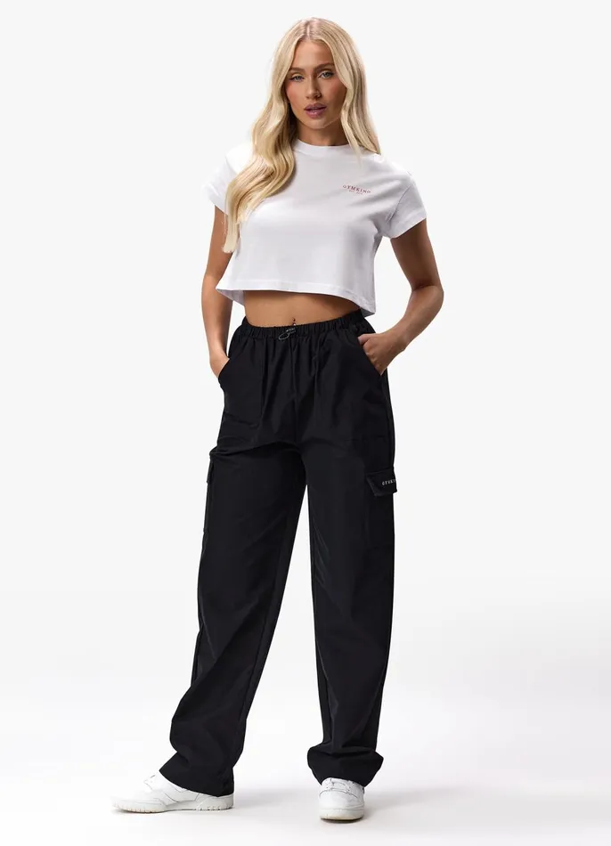 Gym King Cargos Women Established Woven Cargo 8211 Black