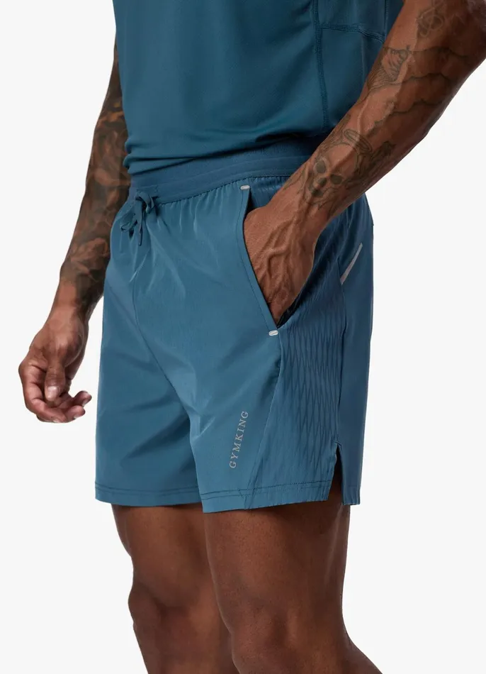 Gym King Gymwear Men Divergent Short 8211 Lake Blue