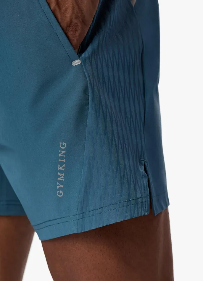 Gym King Gymwear Men Divergent Short 8211 Lake Blue