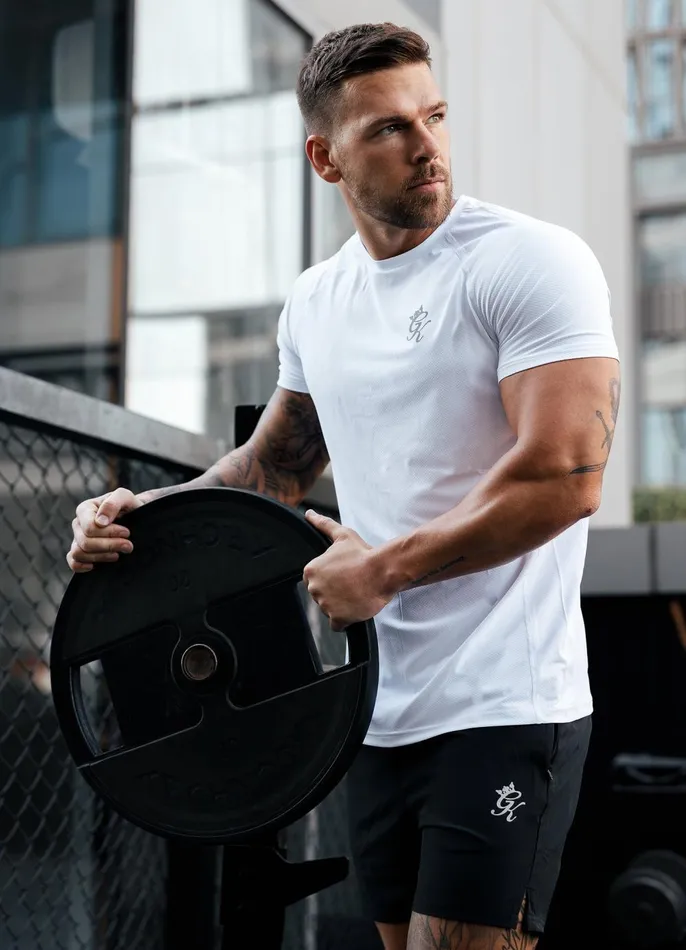 Gym King Gymwear Men Energy Tee 8211 White