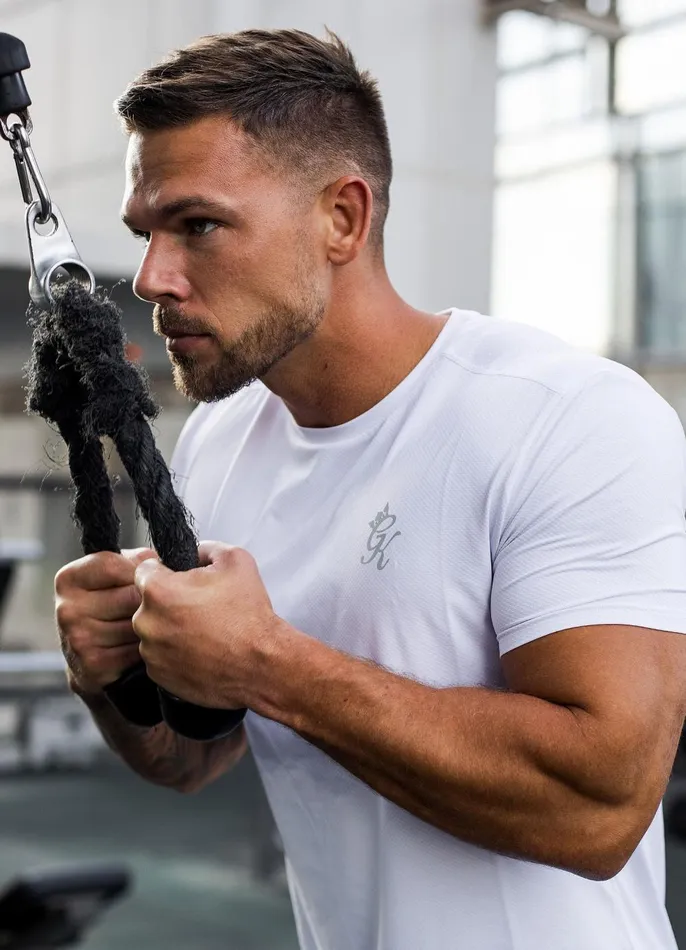 Gym King Gymwear Men Energy Tee 8211 White