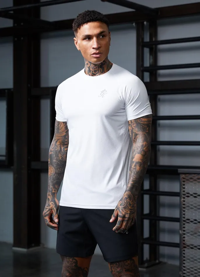 Gym King Gymwear Men Energy Tee 8211 White