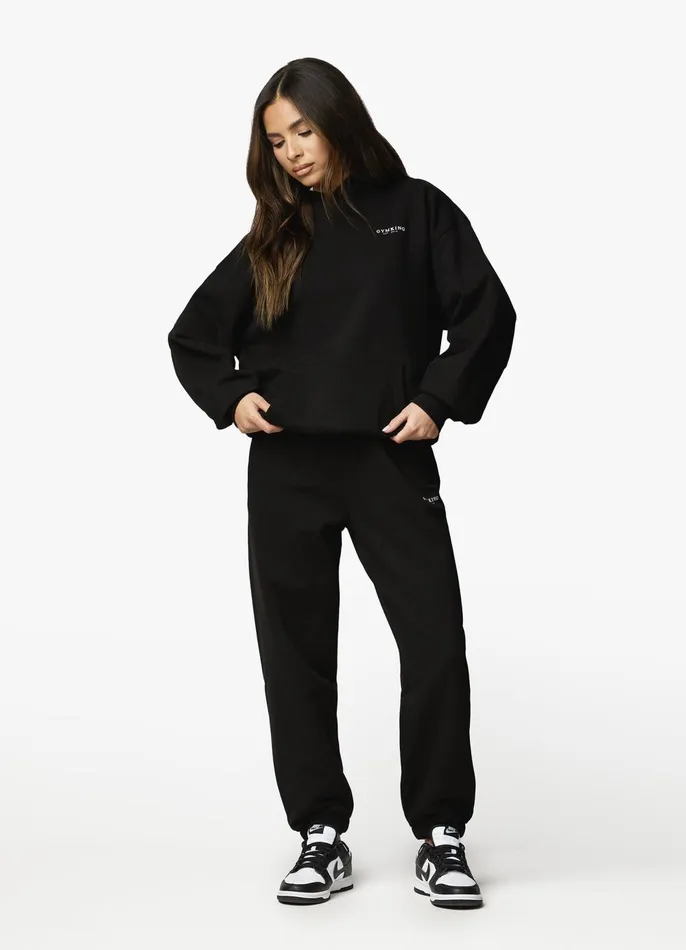 Gym King Joggers Women Established Relaxed Jogger 8211 BlackWhite