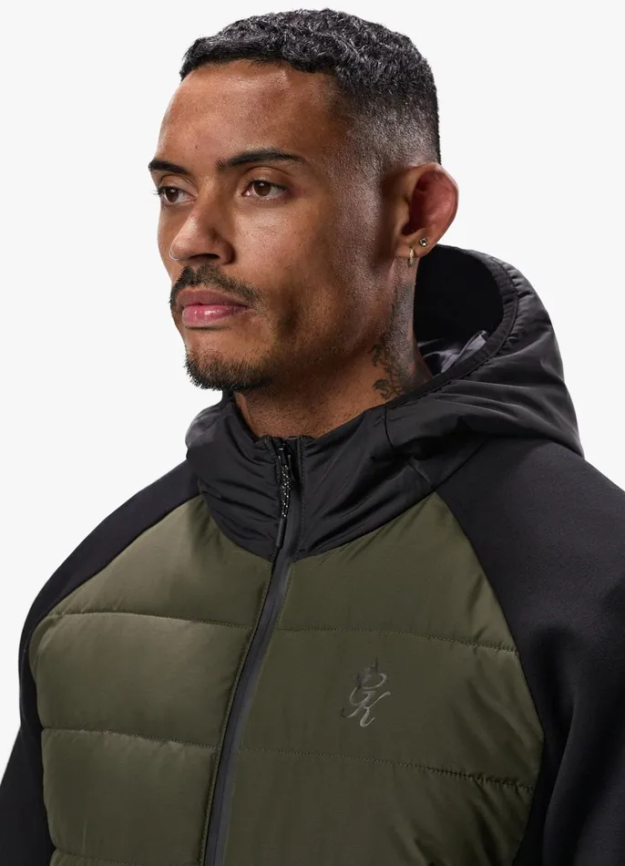 Gym King Outerwear Men Hybrid Jacket 8211 Khaki