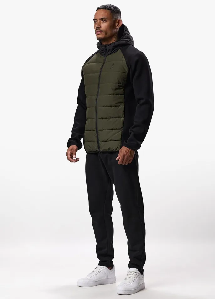Gym King Outerwear Men Hybrid Jacket 8211 Khaki