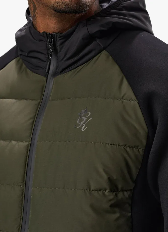 Gym King Outerwear Men Hybrid Jacket 8211 Khaki