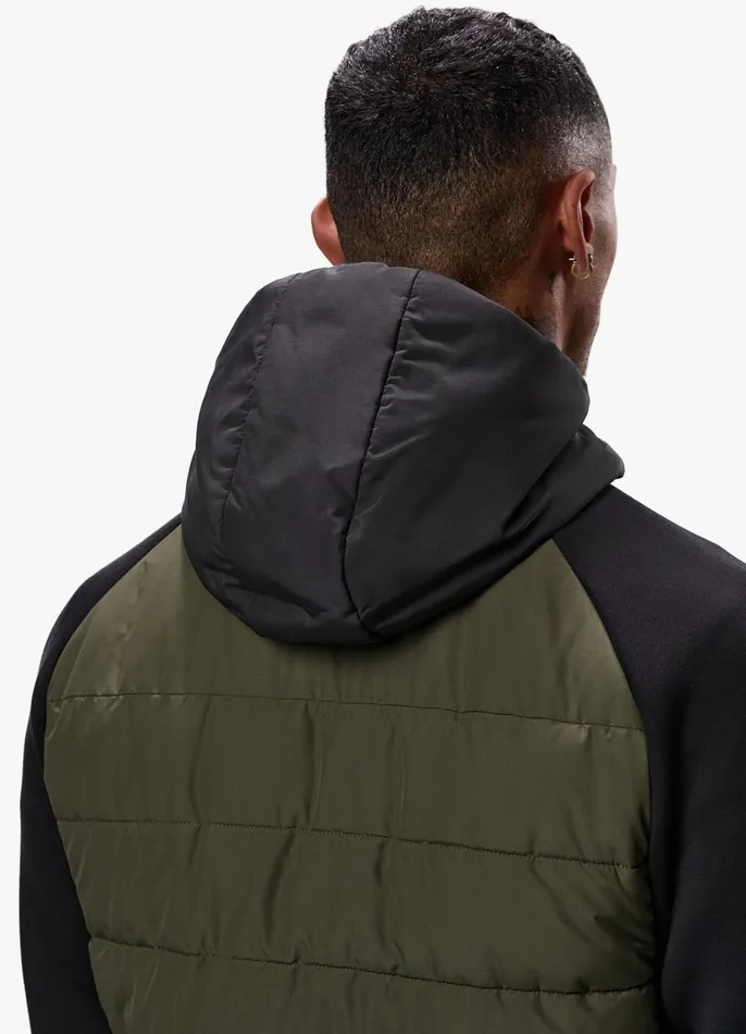 Gym King Outerwear Men Hybrid Jacket 8211 Khaki