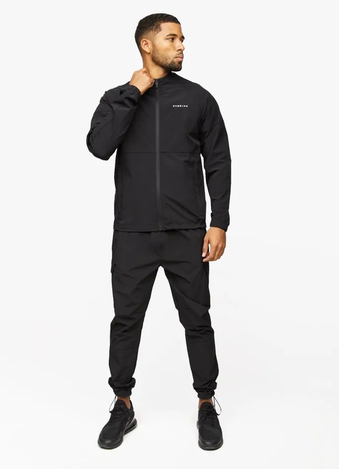 Gym King Outerwear Men Utility Woven Bomber 8211 Black