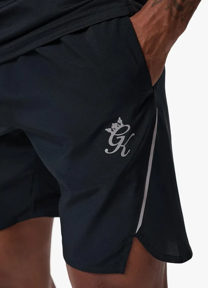 Gym King Shorts Men Flex 6034 Short 8211 BlackSilver