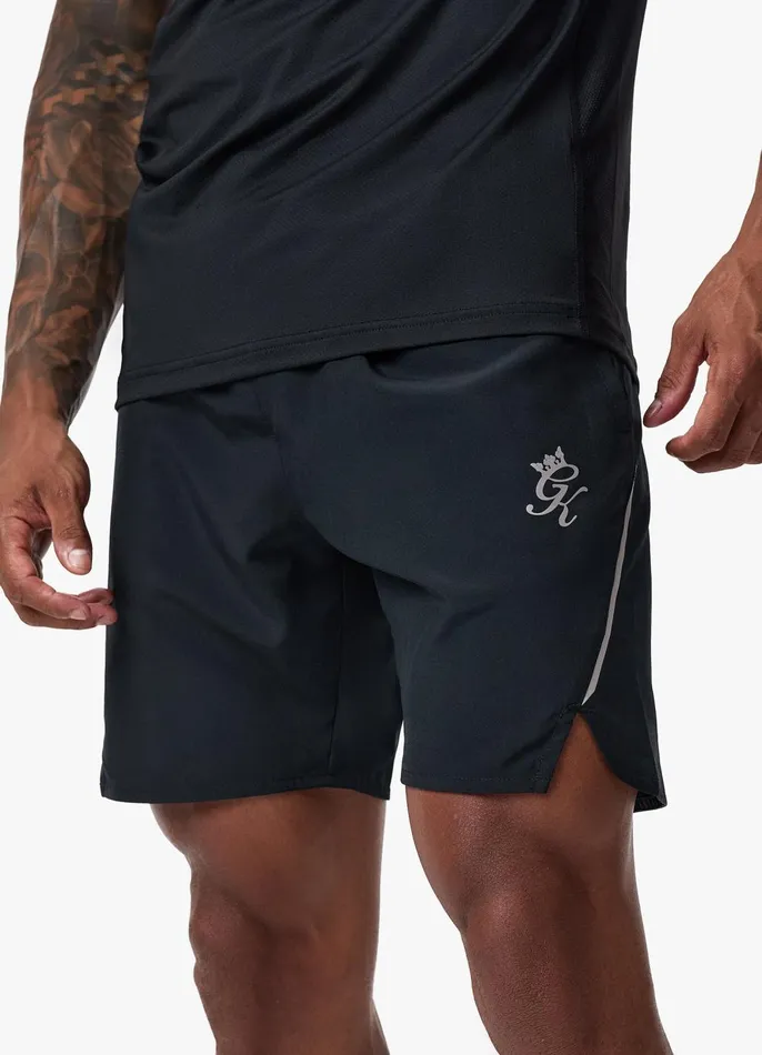 Gym King Shorts Men Flex 6034 Short 8211 BlackSilver