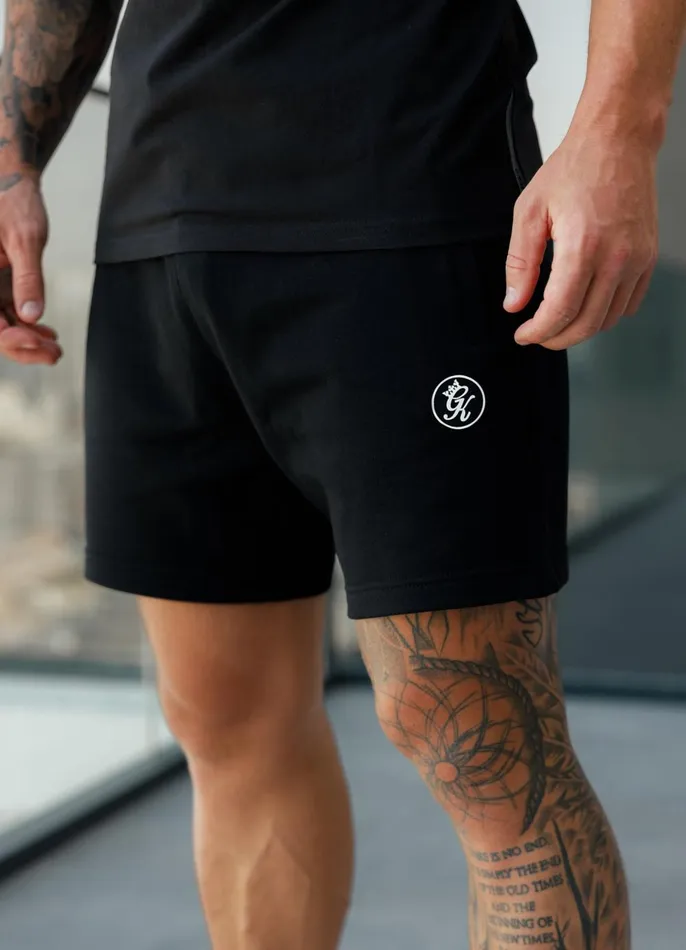 Gym King Shorts Men Pro Logo Jersey Short 8211 Black