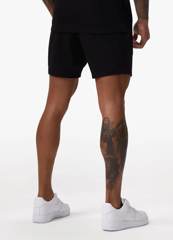 Gym King Shorts Men Pro Logo Jersey Short 8211 Black