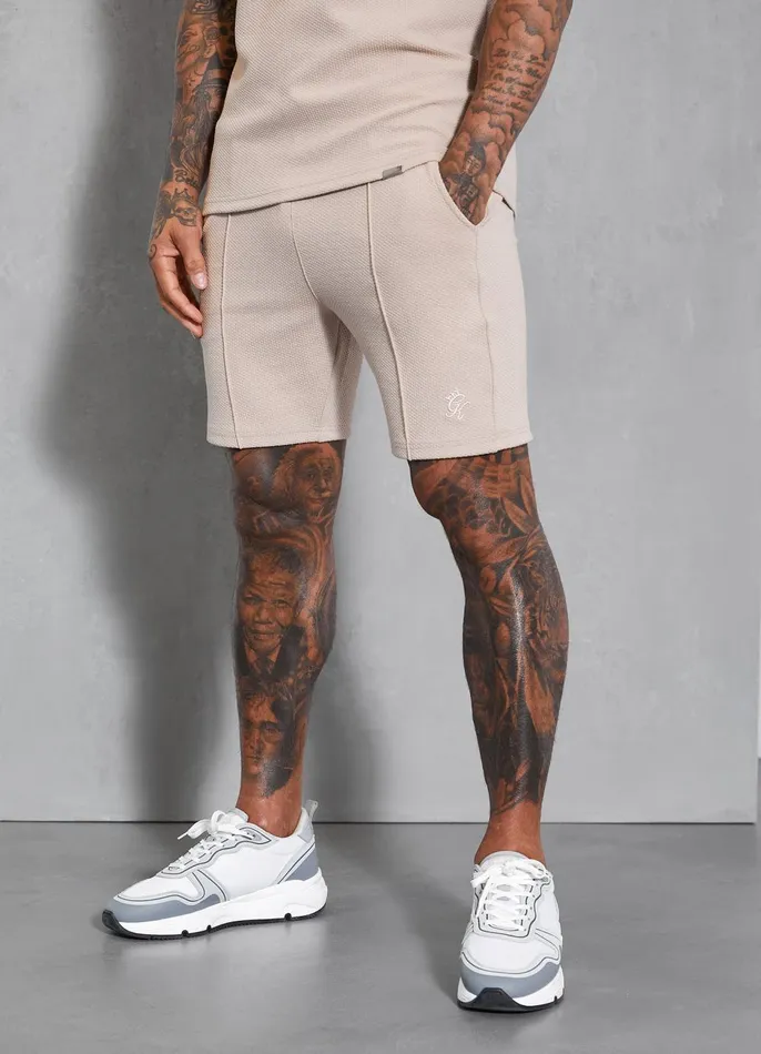 Gym King Shorts Men Signature Texture Short 8211 Stone