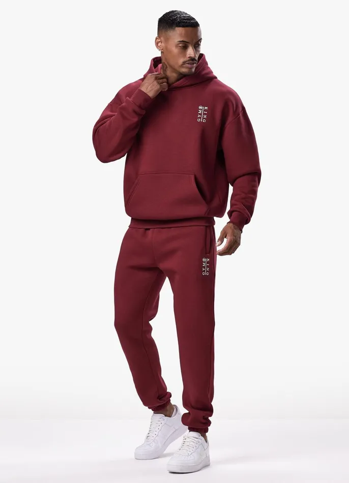 Gym King Sweatshirts and Hoodies Men Division Hood 8211 Crimson