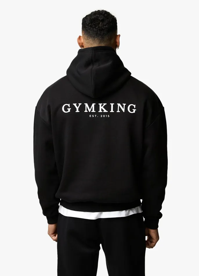 Gym King Sweatshirts and Hoodies Men Established Hood 8211 Black