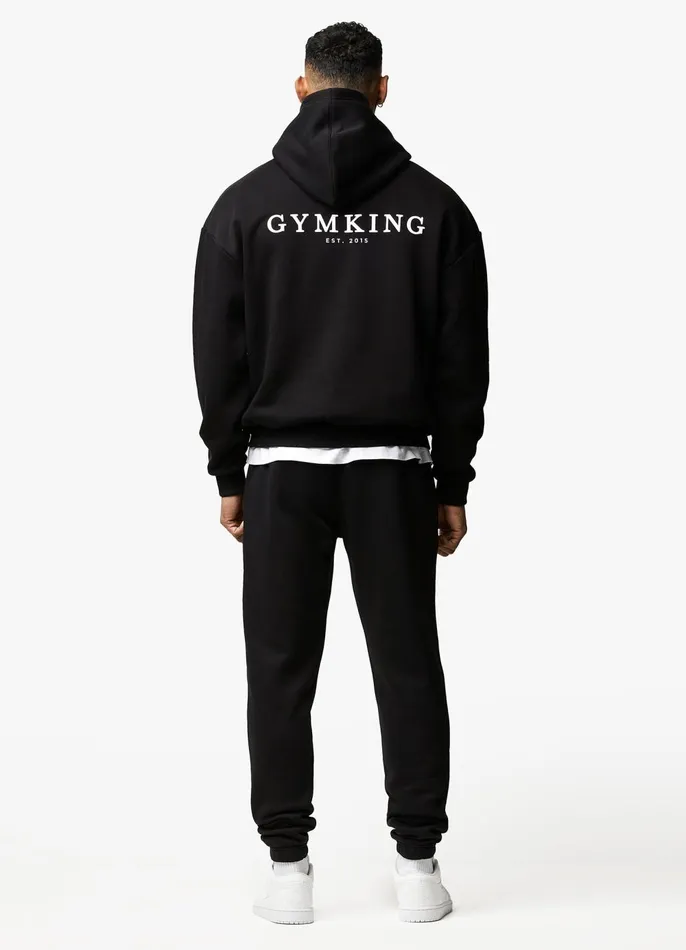 Gym King Sweatshirts and Hoodies Men Established Hood 8211 Black