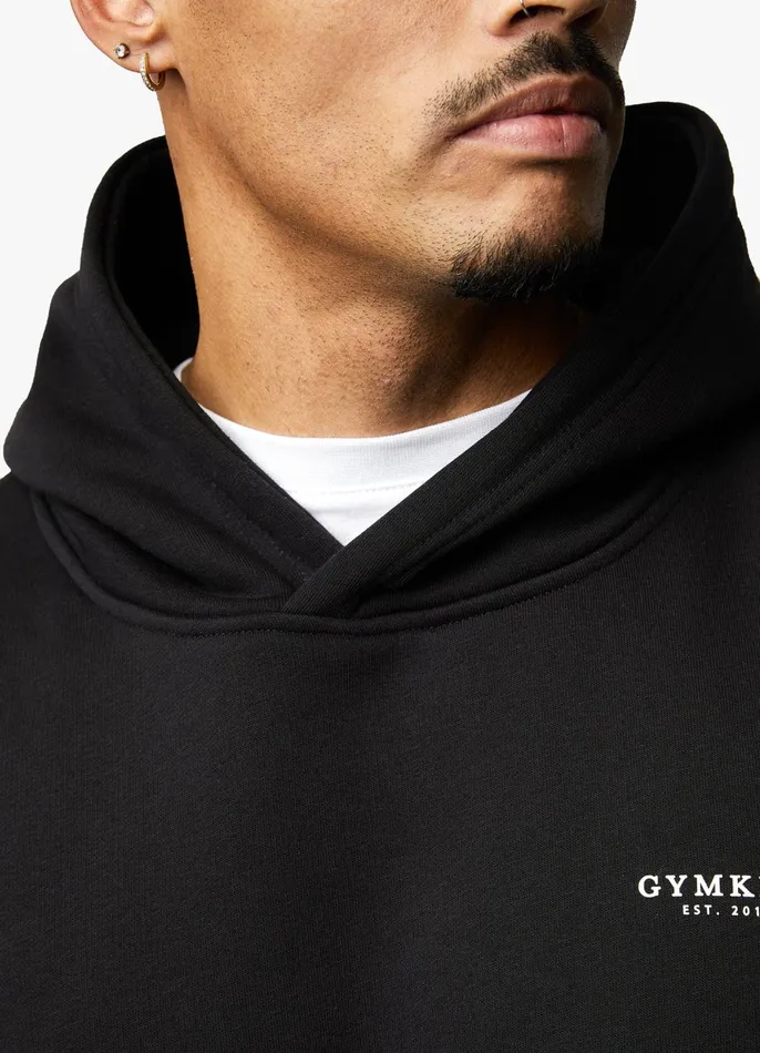 Gym King Sweatshirts and Hoodies Men Established Hood 8211 Black