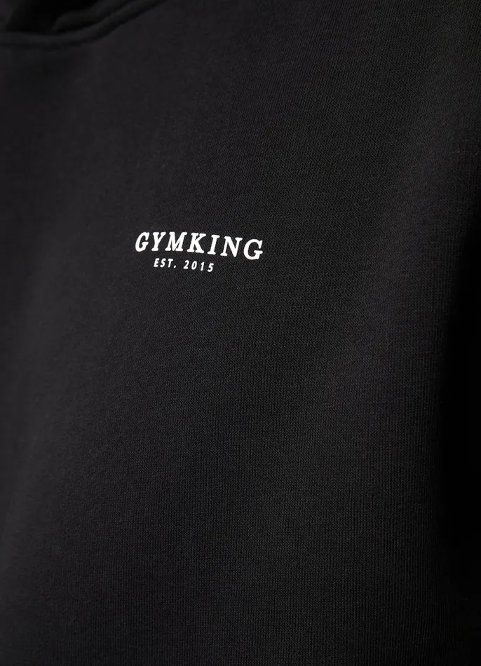 Gym King Sweatshirts and Hoodies Men Established Hood 8211 Black