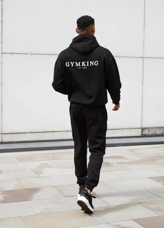 Gym King Sweatshirts and Hoodies Men Established Hood 8211 Black