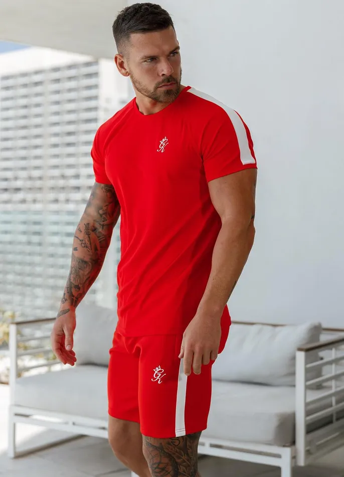 Gym King TShirts Men Core Plus Poly Tee 8211 Chilli Red