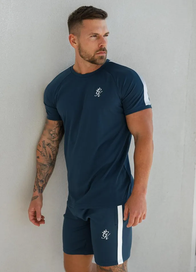 Gym King TShirts Men Core Plus Poly Tee 8211 Moonlight Blue