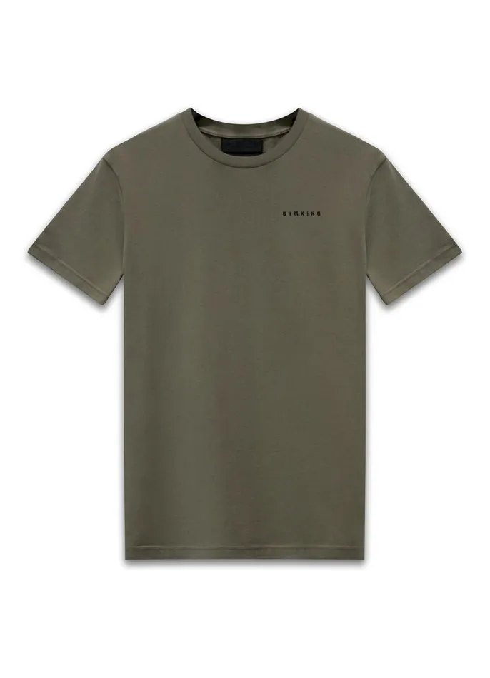 Gym King TShirts Men Discipline Tee 8211 Deep Khaki