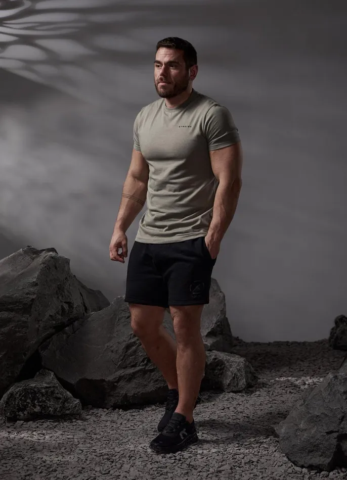 Gym King TShirts Men Discipline Tee 8211 Deep Khaki
