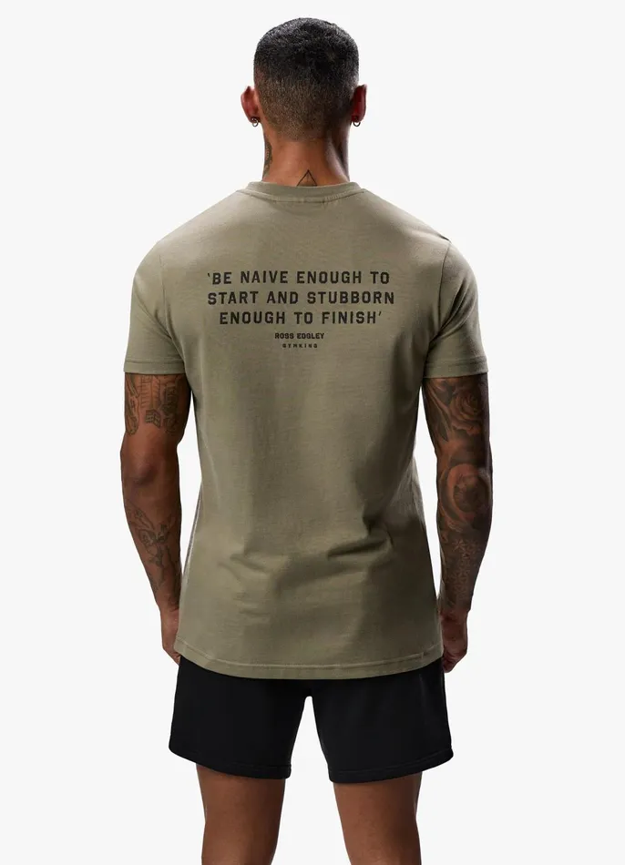 Gym King TShirts Men Discipline Tee 8211 Deep Khaki