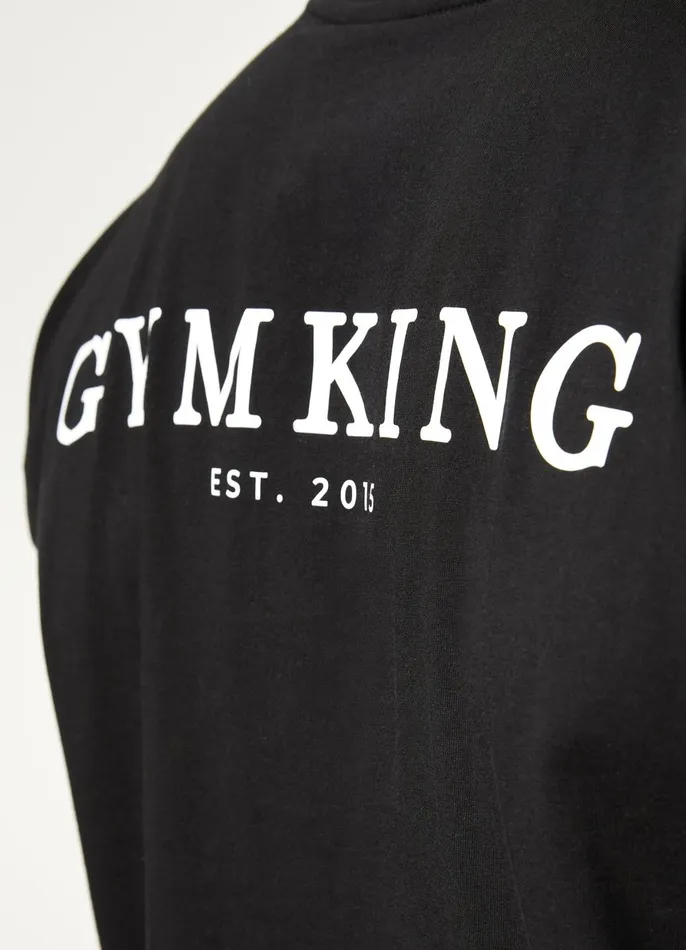 Gym King TShirts Men Established Tee 8211 Black