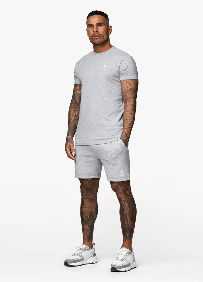 Gym King TShirts Men Fundamental Jersey Tee 8211 Grey Marl