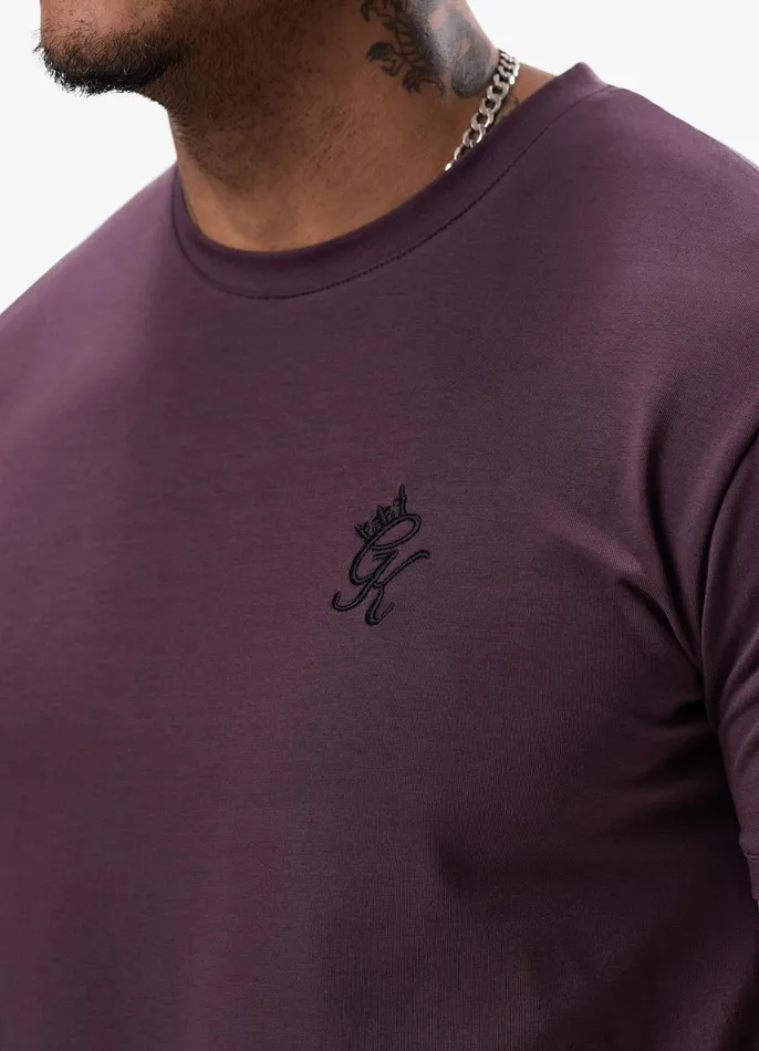 Gym King TShirts Men Fundamental Tee 8211 Deep Plum